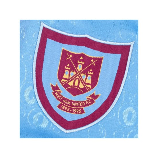 Men's West Ham United 1995 Centenary Away Retro Shirt - Sky Blue Men's West Ham United 1995 Centenary Away Retro Shirt - Sky Blue