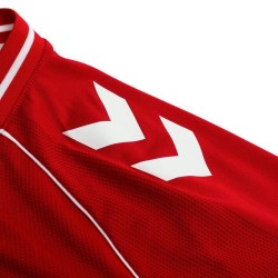 Women's Denmark 2026 Home World Cup Long Sleeve Shirt Women's Denmark 2026 Home World Cup Long Sleeve Shirt