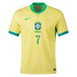 Women's VINI JR. Brazil 2024 Home Shirt Women's VINI JR. Brazil 2024 Home Shirt