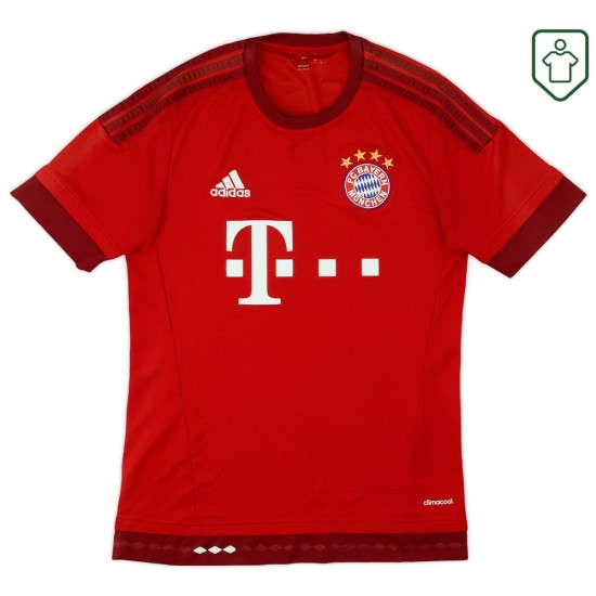Men's Bayern Munich 2015/16 Home Retro Shirt Thiago #6 Men's Bayern Munich 2015/16 Home Retro Shirt Thiago #6