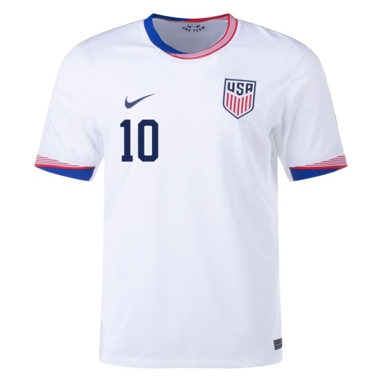 Christian Pulisic #10 USMNT Home Jersey Copa America 2024 Christian Pulisic #10 USMNT Home Jersey Copa America 2024
