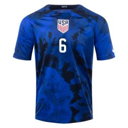 Yunus Musah #6 USMNT Away Jersey World Cup 2022 Yunus Musah #6 USMNT Away Jersey World Cup 2022