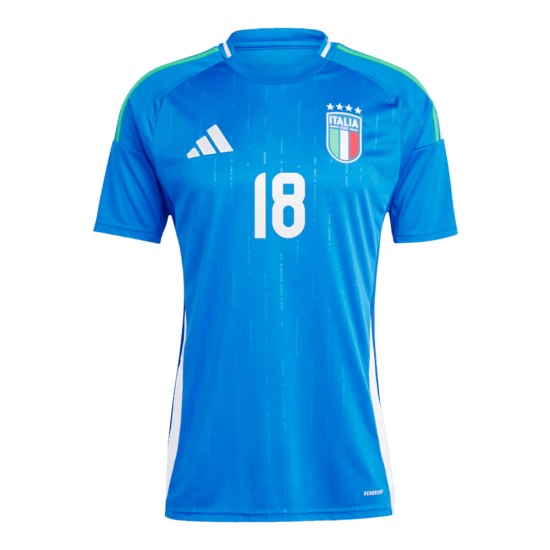 Nicolo Barella #18 Italy Home Jersey EURO 2024 Nicolo Barella #18 Italy Home Jersey EURO 2024