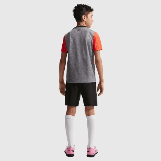 Kid's Chelsea 2025/26 Third Pre Match Shirt - Grey Kid's Chelsea 2025/26 Third Pre Match Shirt - Grey