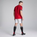 Kid's Manchester United 2025/26 Home Shorts - White Kid's Manchester United 2025/26 Home Shorts - White