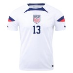 Alex Morgan #13 USMNT Home Jersey World Cup 2022