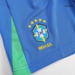 Kid's Brazil Home Jersey+Shorts Copa America 2024 Kid's Brazil Home Jersey+Shorts Copa America 2024
