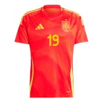 LAMINE YAMAL #19 Spain Home Jersey EURO 2024 LAMINE YAMAL #19 Spain Home Jersey EURO 2024