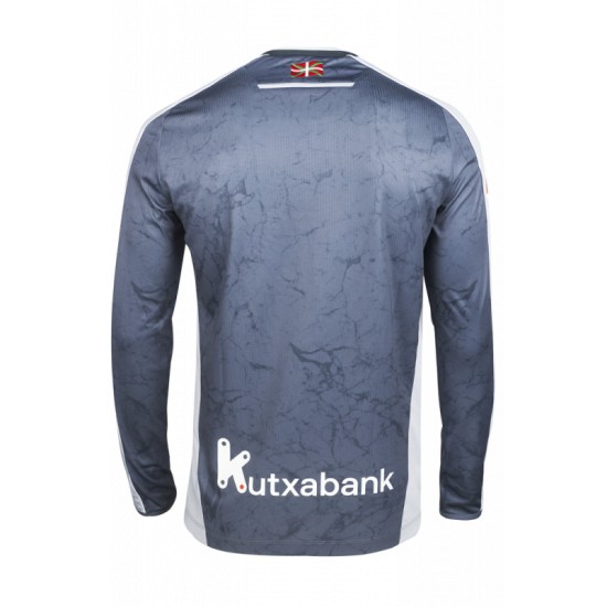 Men's Real Sociedad 2025/26 Away Long Sleeve Shirt Men's Real Sociedad 2025/26 Away Long Sleeve Shirt