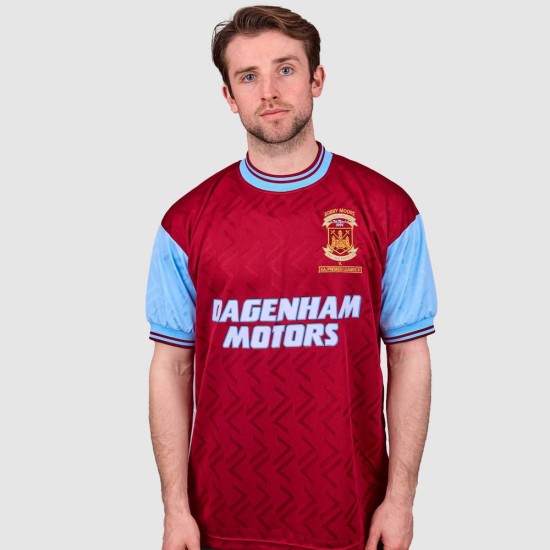 Kid's West Ham United 1994 Retro Bobby Moore Memorial Shirt Kid's West Ham United 1994 Retro Bobby Moore Memorial Shirt