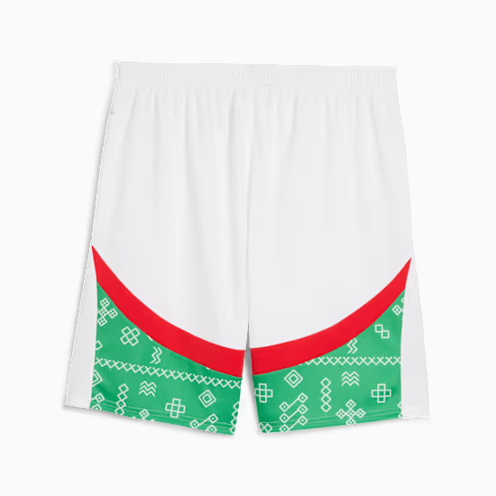 Kid's Morocco 2025 Third Shorts - White Kid's Morocco 2025 Third Shorts - White