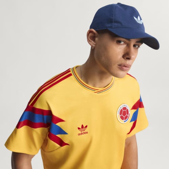 Kid's Colombia 1990 Away Retro Shirt #10