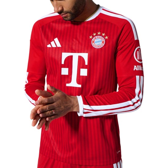 Men's Bayern Munich 2026/27 Home Long Sleeve Shirt Men's Bayern Munich 2026/27 Home Long Sleeve Shirt