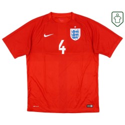 Men's England 2014/15 Away Retro Shirt Gerrard #4 Men's England 2014/15 Away Retro Shirt Gerrard #4