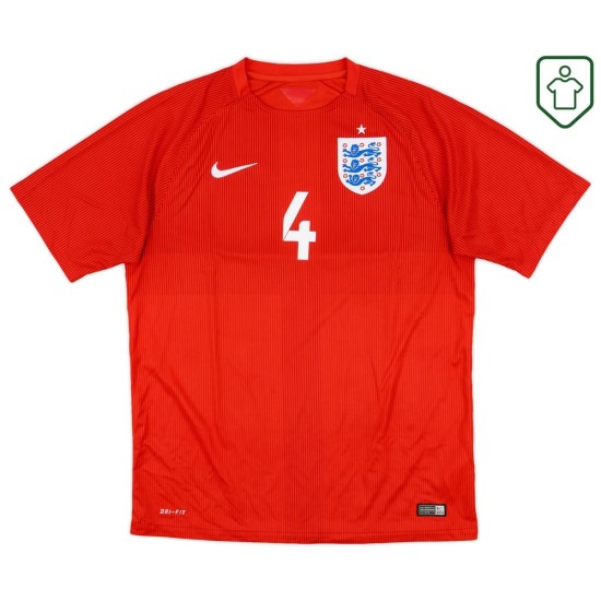 Men's England 2014/15 Away Retro Shirt Gerrard #4