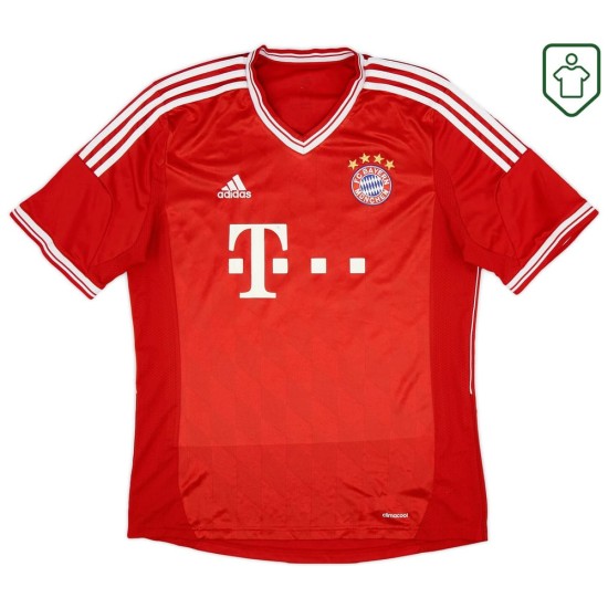 Men's Bayern Munich 2013/14 Home Retro Shirt Alaba #27