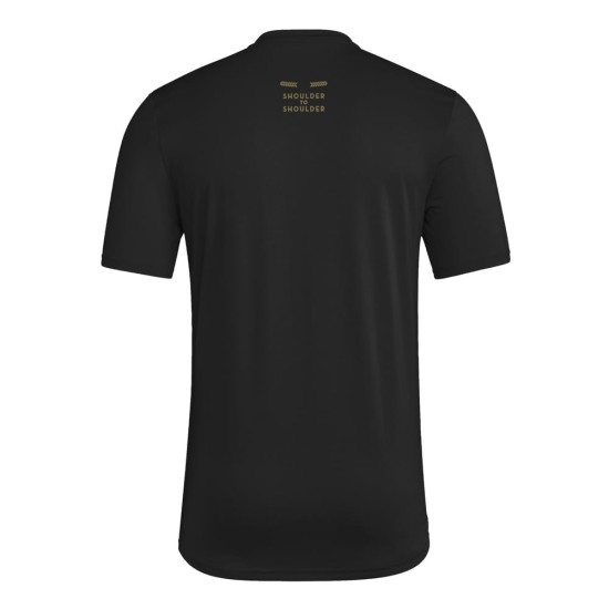 Men's Los Angeles FC 2025 Third Hook AEROREADY Shirt - Black Men's Los Angeles FC 2025 Third Hook AEROREADY Shirt - Black