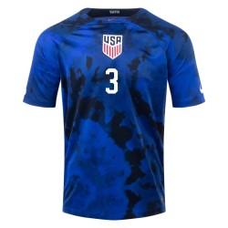 Walker Zimmerman #3 USMNT Away Jersey World Cup 2022