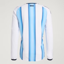 Women's Argentina 2026 Home Authentic World Cup Long Sleeve Shirt