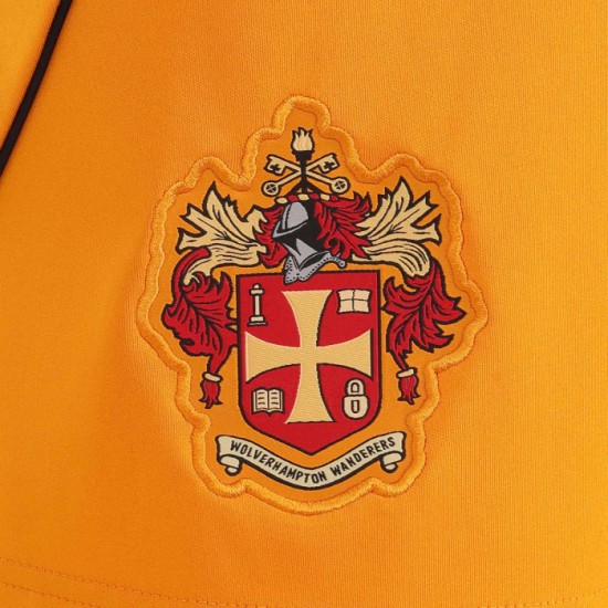 Kid's Wolverhampton Wanderers 2026/27 Home Shorts - Gold