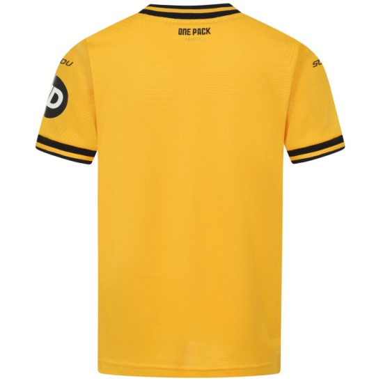 Kid's Wolverhampton Wanderers 2024/25 Home Shirt Kid's Wolverhampton Wanderers 2024/25 Home Shirt