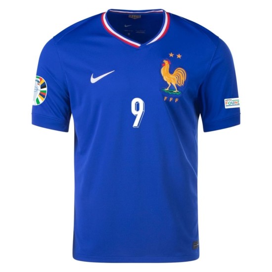 Olivier Giroud #9 France Home Jersey EURO 2024