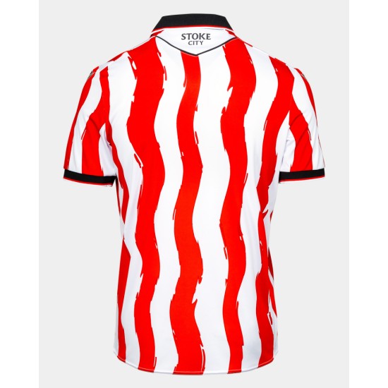 Men's Stoke City 2025/26 Home Unsponsored Shirt Men's Stoke City 2025/26 Home Unsponsored Shirt