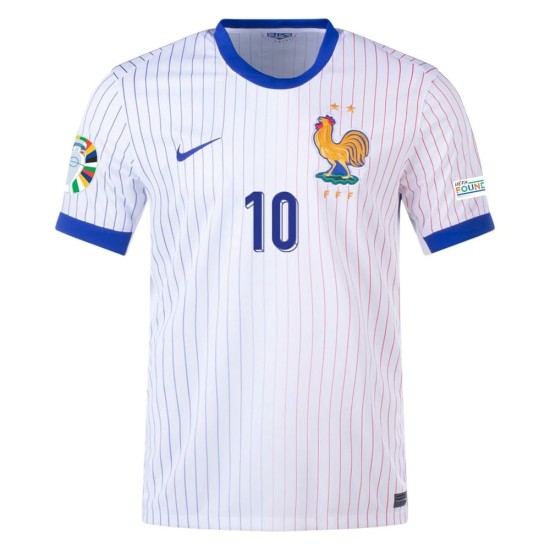 Kylian Mbappe #10 France Away Jersey EURO 2024 Kylian Mbappe #10 France Away Jersey EURO 2024