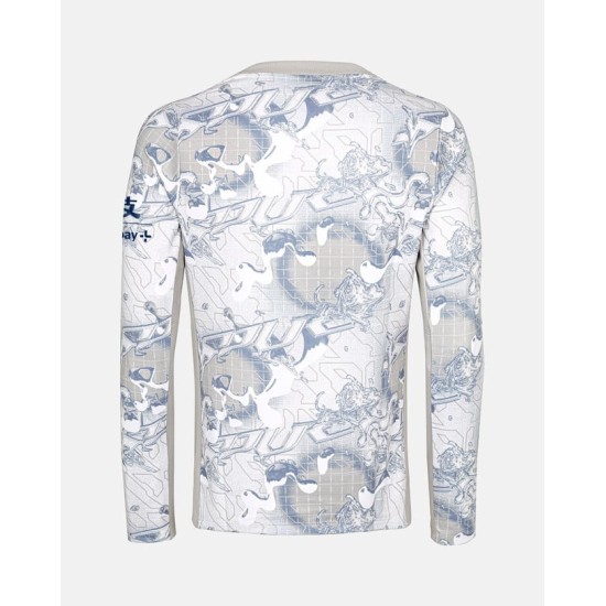 Men's Tottenham Hotspur 2025/26 Home Long Sleeve Warm Up Shirt Men's Tottenham Hotspur 2025/26 Home Long Sleeve Warm Up Shirt