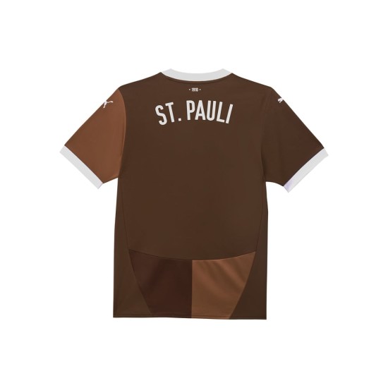 Men's FC St. Pauli 2024/25 Home Shirt Men's FC St. Pauli 2024/25 Home Shirt