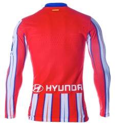 Men's Atletico Madrid 2024/25 Home Long Sleeve Shirt Men's Atletico Madrid 2024/25 Home Long Sleeve Shirt