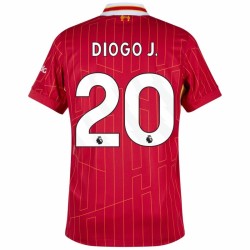 Men's Diogo Jota #20 Liverpool 2024/25 Home Shirt