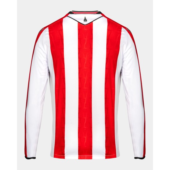 Men's Stoke City 2024/25 Home Long Sleeve Shirt Men's Stoke City 2024/25 Home Long Sleeve Shirt
