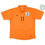 Men's Netherlands 2006/08 Home Retro Shirt Robben #11