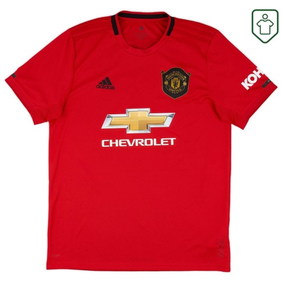 Men's Manchester United 2019/20 Home Retro Shirt Rashford #10 Men's Manchester United 2019/20 Home Retro Shirt Rashford #10