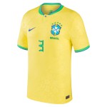 Kid's T.SILVA Brazil 2022/23 Home Shirt