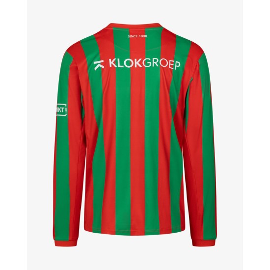 Men's N.E.C. Nijmegen 2025/26 Home Long Sleeve Shirt 2