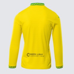 Women's Norwich City 2025/26 Home Long Sleeve Shirt Women's Norwich City 2025/26 Home Long Sleeve Shirt