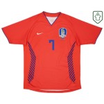 Men's South Korea 2006/08 Home Retro Shirt Jisung #7 Men's South Korea 2006/08 Home Retro Shirt Jisung #7