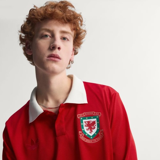 Men's Wales 2025/26 150th Anniversary Long Sleeve Shirt