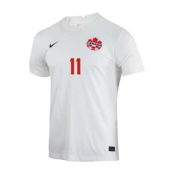 Tajon Buchanan #11 Canada Away Jersey World Cup 2022
