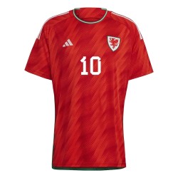 Aaron Ramsey #10 Wales Home Jersey World Cup 2022 Aaron Ramsey #10 Wales Home Jersey World Cup 2022