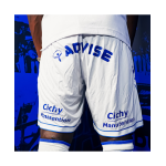 Men's AJ Auxerre 2025/26 Home Shorts Men's AJ Auxerre 2025/26 Home Shorts