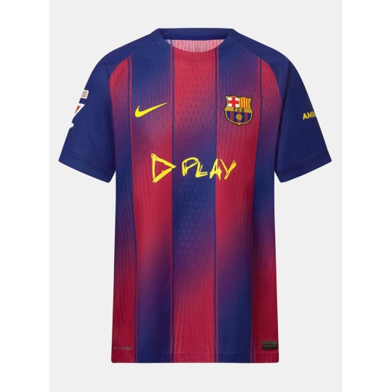 Men's FC Barcelon x Ed Sheeran 2025/26 Home Shirt - LAMINE YAMAL #10