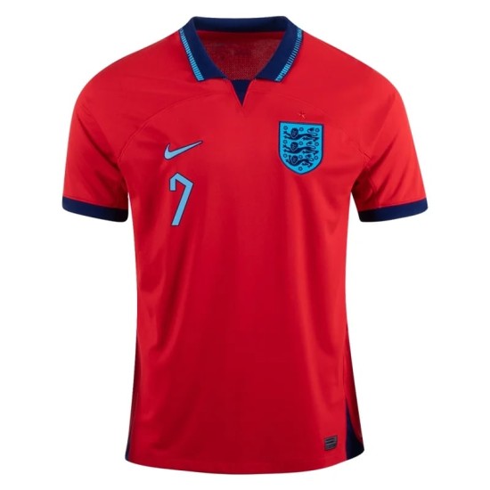 Jadon Sancho #7 England Away Jersey World Cup 2022 Jadon Sancho #7 England Away Jersey World Cup 2022