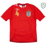 Men's England 2006/08 Away Retro Shirt Gerrard #4