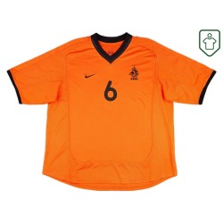 Men's Netherlands 2000/02 Home Retro Shirt Seedorf #6 Men's Netherlands 2000/02 Home Retro Shirt Seedorf #6