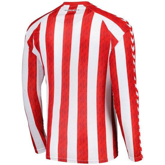 Men's Sunderland 2024/25 Home Long Sleeve Shirt Men's Sunderland 2024/25 Home Long Sleeve Shirt