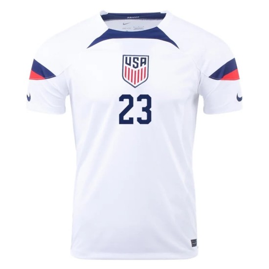 Kellyn Acosta #23 USMNT Home Jersey World Cup 2022