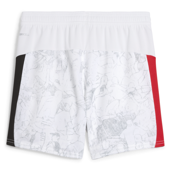 Men's Manchester City 2025/26 KidSuper Shorts - White Men's Manchester City 2025/26 KidSuper Shorts - White